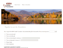 Tablet Screenshot of kbrh.netcheckout.com
